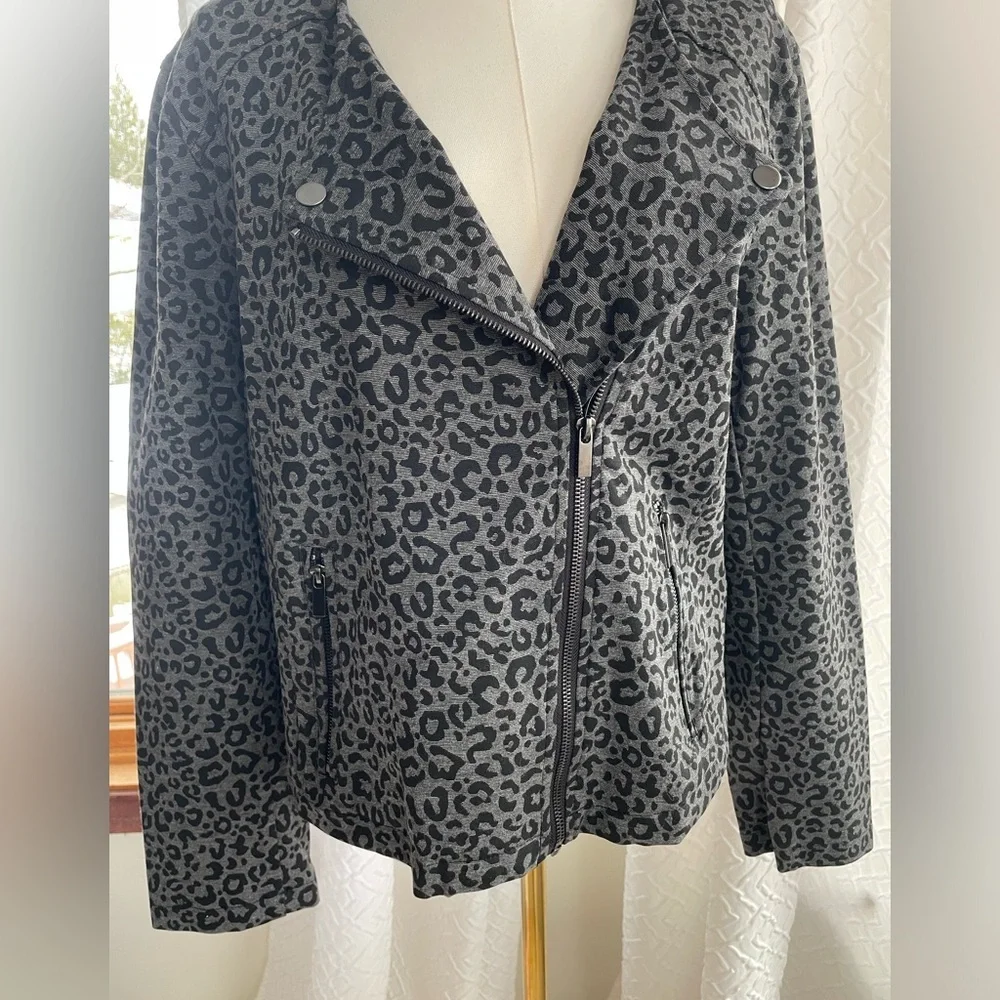 Bagatelle Leopard Print Women's Jacket Spring Large